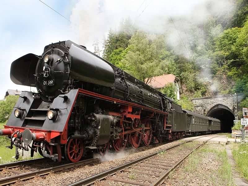 Dampflok auf der Schwarzwaldbahn