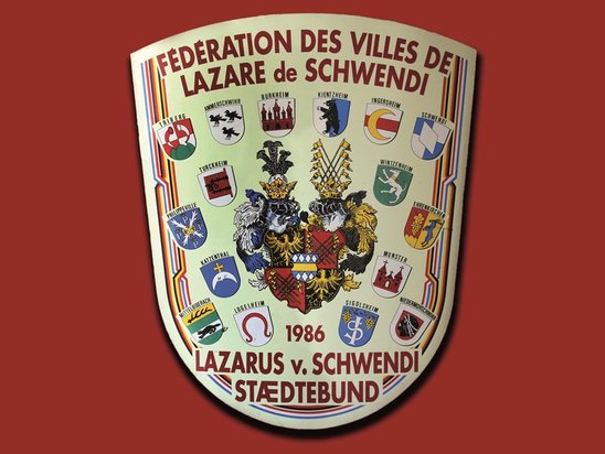 Wappen des Lazarus von Schwendi Städtebundes