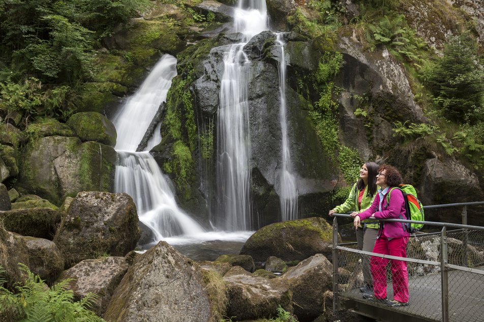 Beginn des Wasserweltensteigs am Triberger Wasserfall
