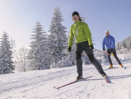 Langlaufen, eine beliebte Wintersportart