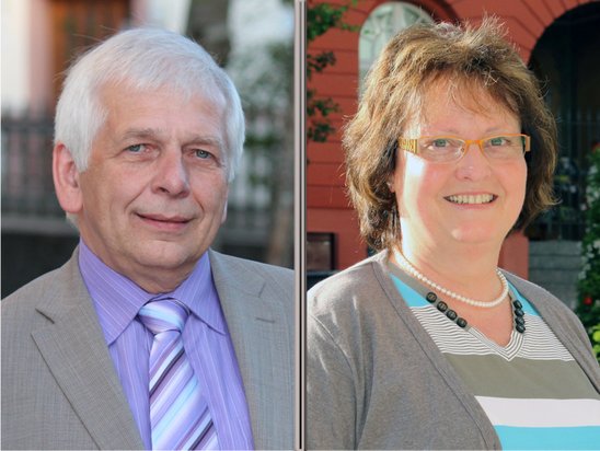 Ortsvorsteher Heinz Hettich und Verwaltungsangestellte Petra Herdner Ortsvorsteher Heinz Hettich und Verwaltungsangestellte Petra Herdner